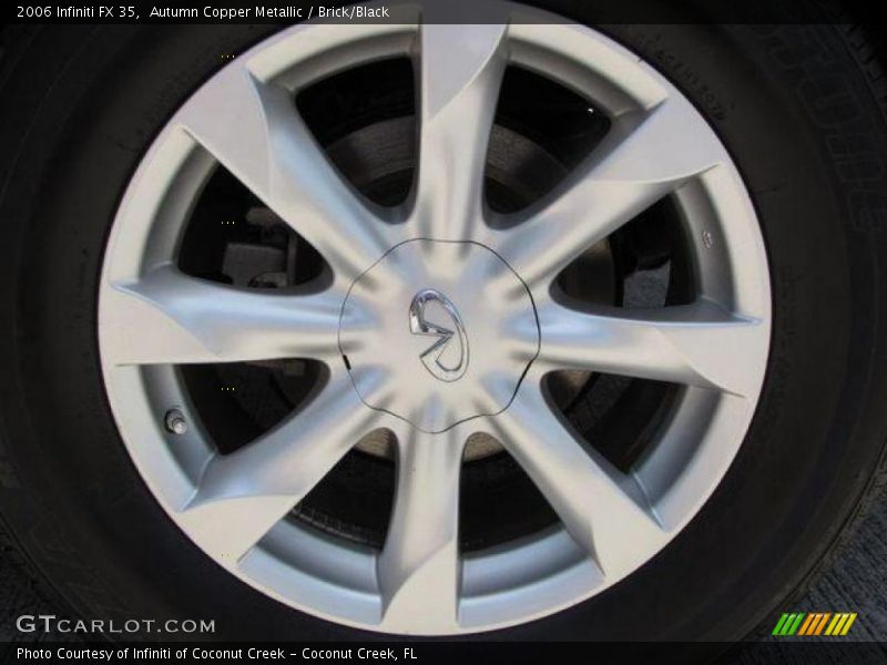 Autumn Copper Metallic / Brick/Black 2006 Infiniti FX 35