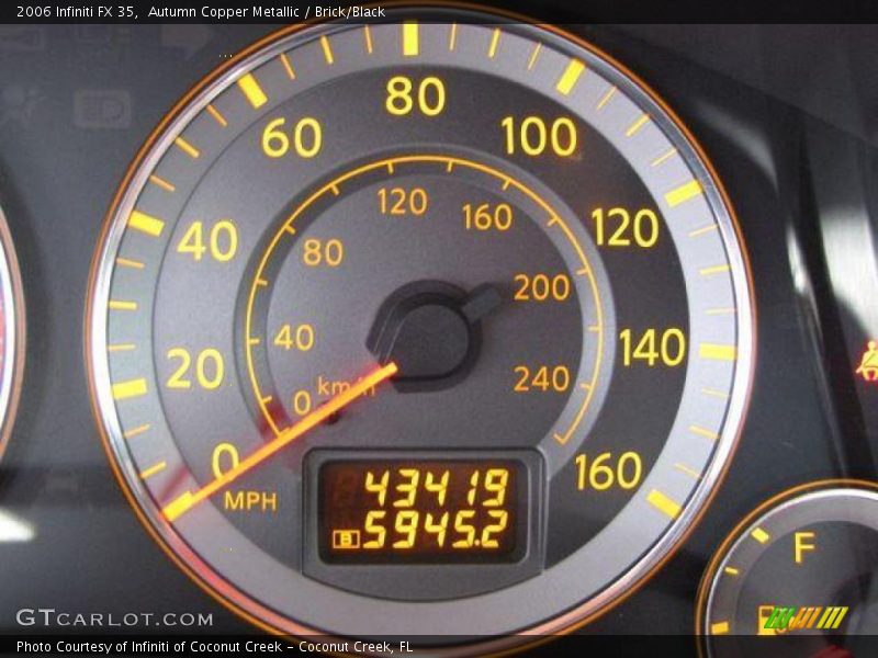 Autumn Copper Metallic / Brick/Black 2006 Infiniti FX 35