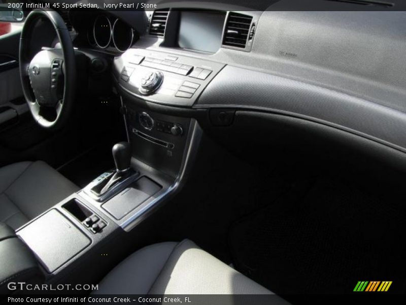 Ivory Pearl / Stone 2007 Infiniti M 45 Sport Sedan