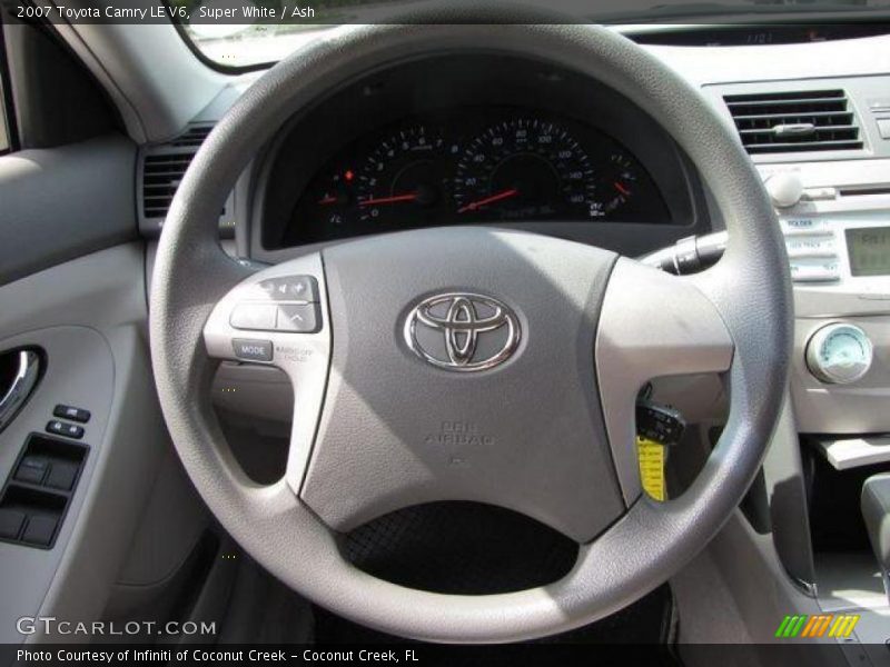 Super White / Ash 2007 Toyota Camry LE V6