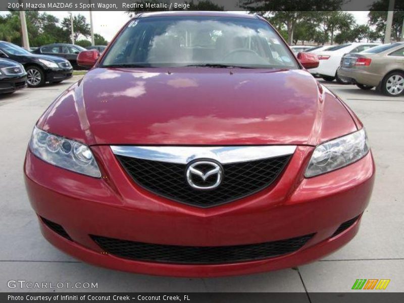 Redfire Metallic / Beige 2004 Mazda MAZDA6 s Sport Wagon