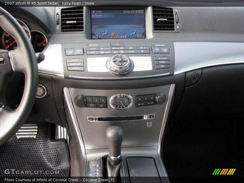 Ivory Pearl / Stone 2007 Infiniti M 45 Sport Sedan