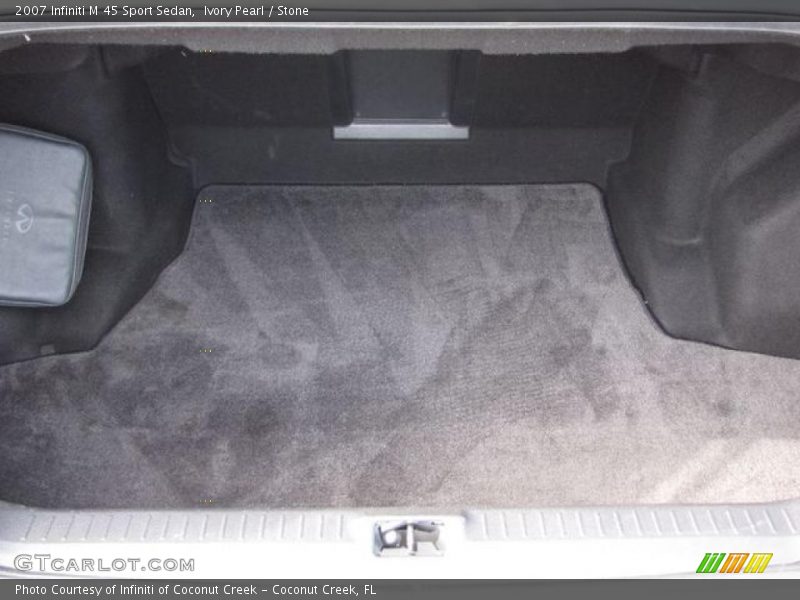 Ivory Pearl / Stone 2007 Infiniti M 45 Sport Sedan