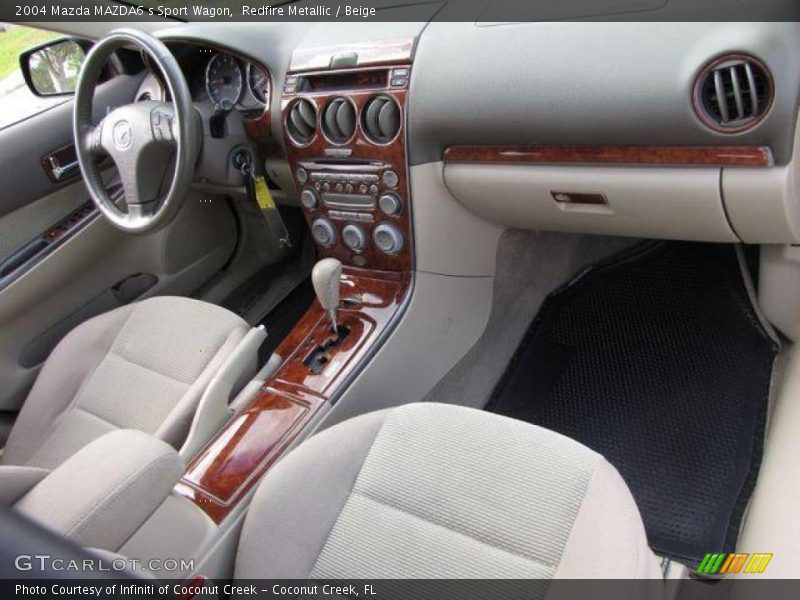Redfire Metallic / Beige 2004 Mazda MAZDA6 s Sport Wagon