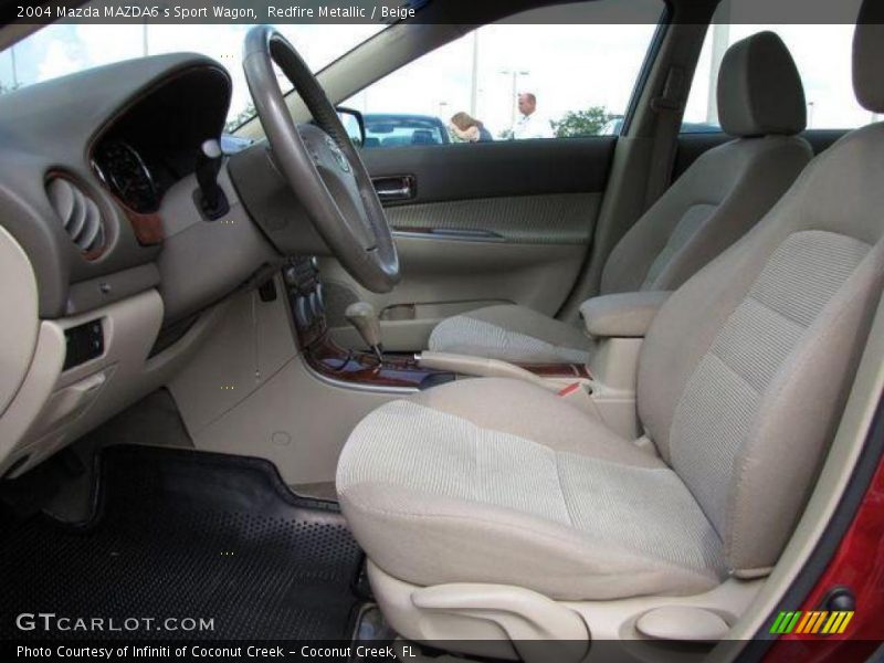 Redfire Metallic / Beige 2004 Mazda MAZDA6 s Sport Wagon