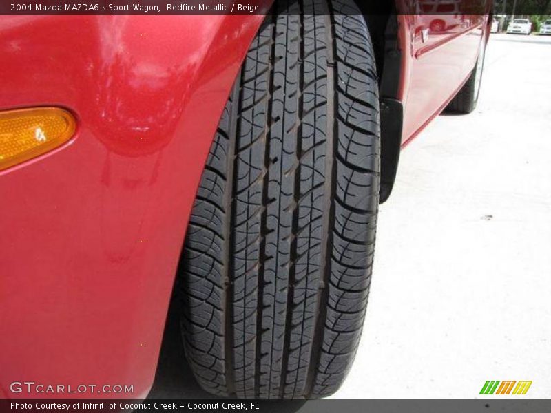 Redfire Metallic / Beige 2004 Mazda MAZDA6 s Sport Wagon