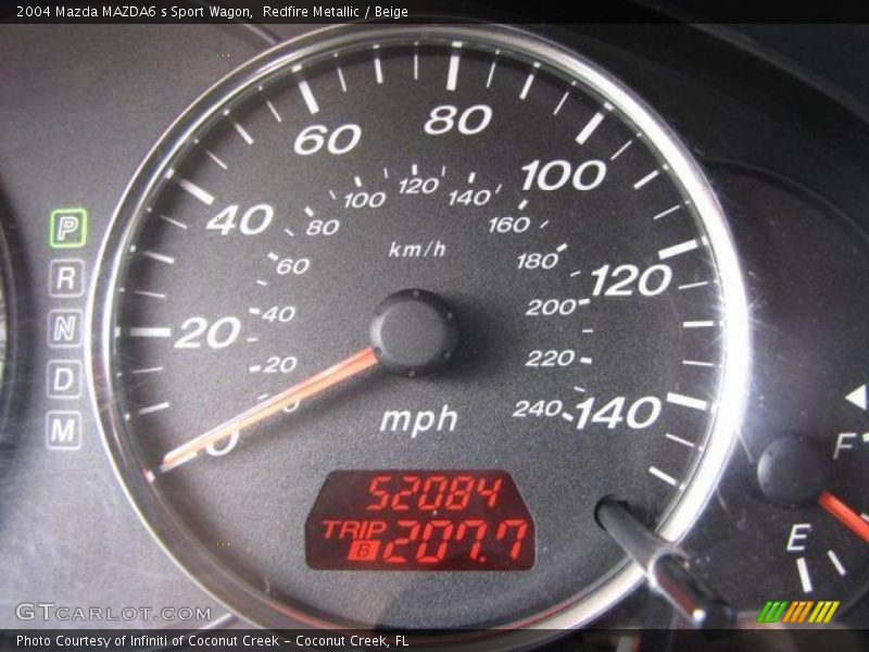 Redfire Metallic / Beige 2004 Mazda MAZDA6 s Sport Wagon