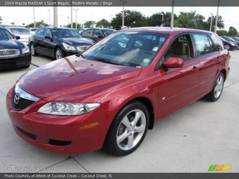 Redfire Metallic / Beige 2004 Mazda MAZDA6 s Sport Wagon