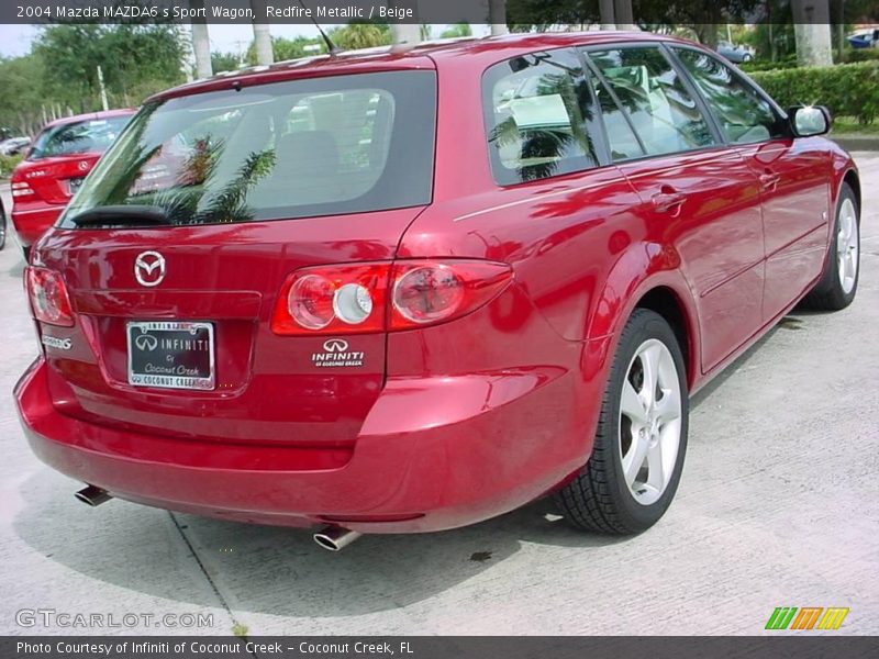 Redfire Metallic / Beige 2004 Mazda MAZDA6 s Sport Wagon