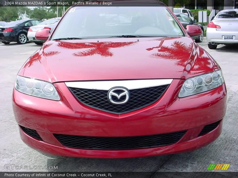 Redfire Metallic / Beige 2004 Mazda MAZDA6 s Sport Wagon