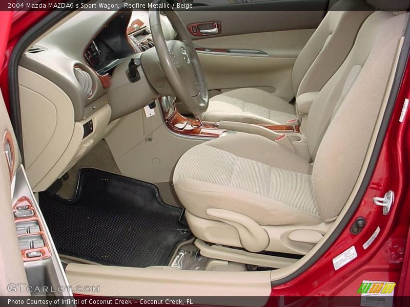 Redfire Metallic / Beige 2004 Mazda MAZDA6 s Sport Wagon