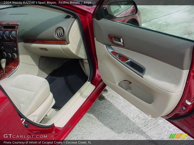 Redfire Metallic / Beige 2004 Mazda MAZDA6 s Sport Wagon