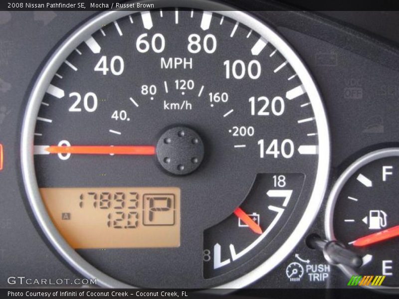 Mocha / Russet Brown 2008 Nissan Pathfinder SE