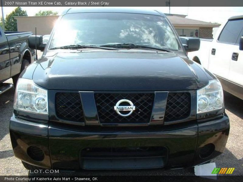 Galaxy Black / Steel Gray 2007 Nissan Titan XE Crew Cab