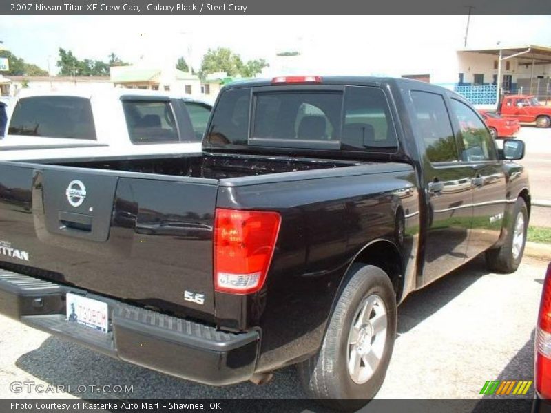 Galaxy Black / Steel Gray 2007 Nissan Titan XE Crew Cab