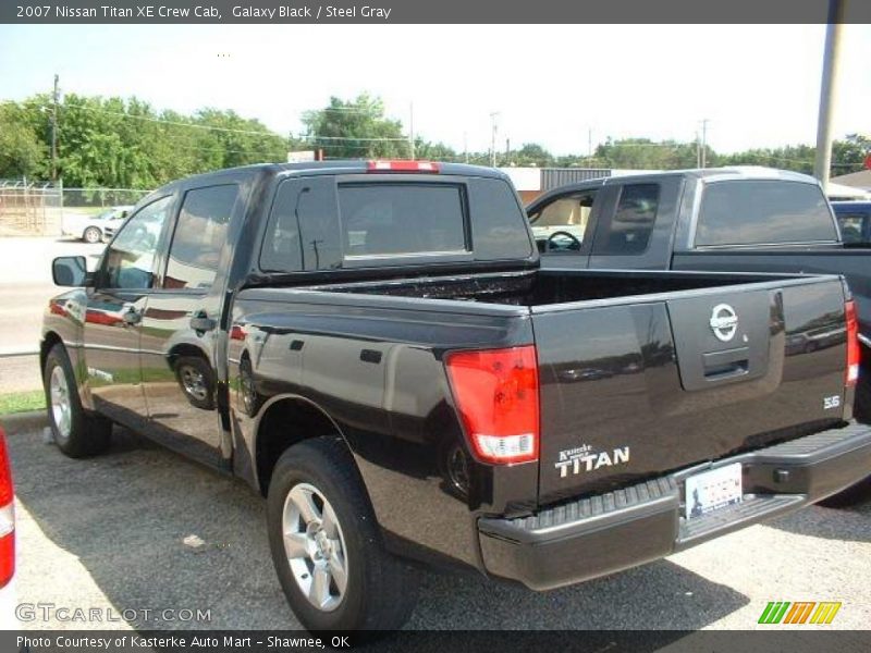 Galaxy Black / Steel Gray 2007 Nissan Titan XE Crew Cab