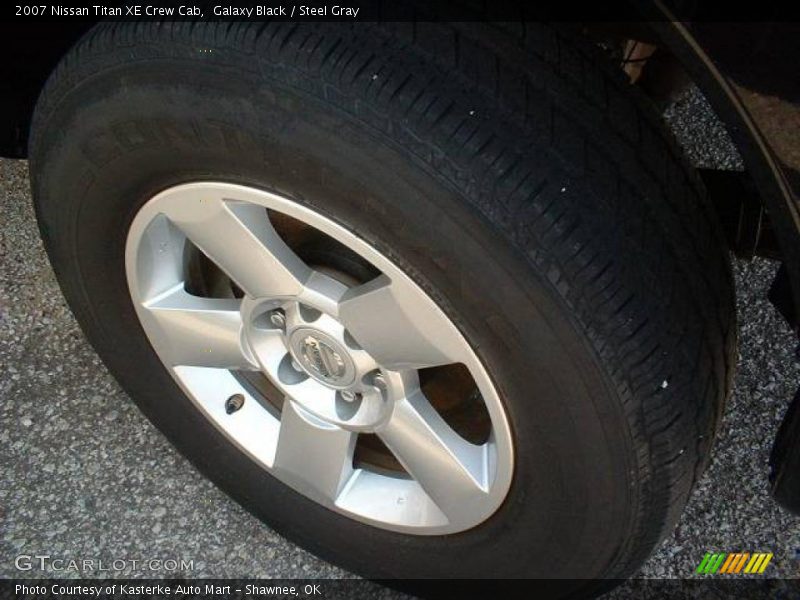 Galaxy Black / Steel Gray 2007 Nissan Titan XE Crew Cab
