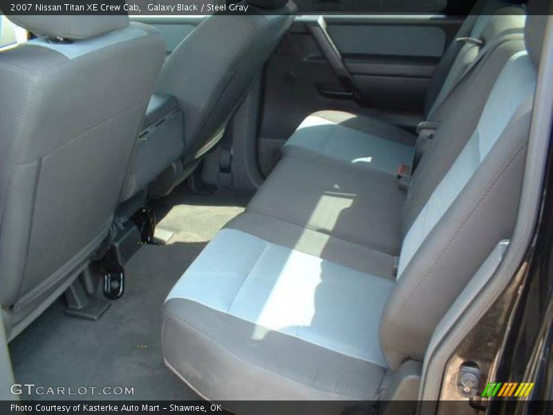 Galaxy Black / Steel Gray 2007 Nissan Titan XE Crew Cab