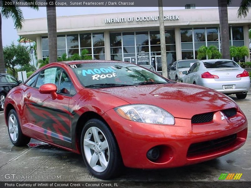Sunset Pearlescent / Dark Charcoal 2007 Mitsubishi Eclipse GS Coupe
