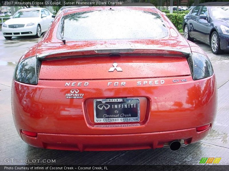 Sunset Pearlescent / Dark Charcoal 2007 Mitsubishi Eclipse GS Coupe
