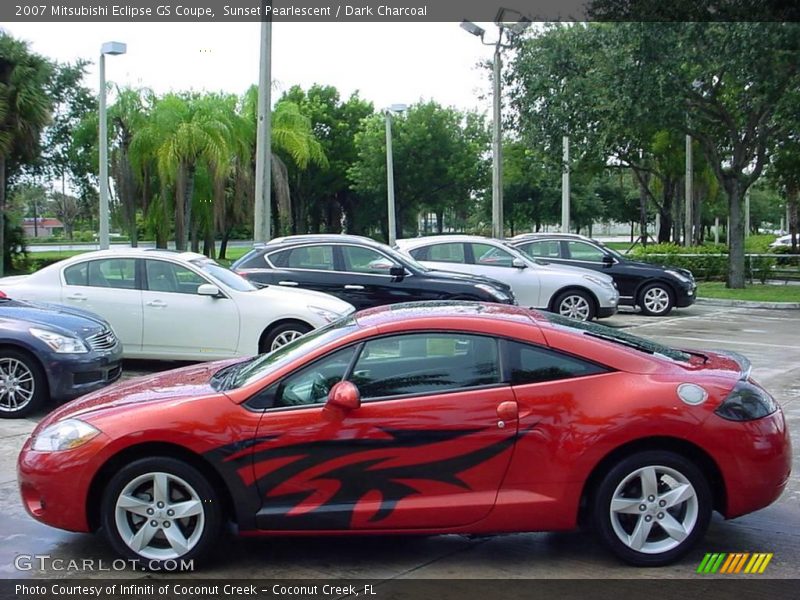 Sunset Pearlescent / Dark Charcoal 2007 Mitsubishi Eclipse GS Coupe
