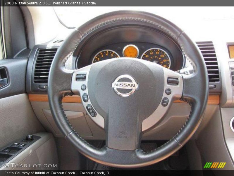 Polished Granite / Saddle 2008 Nissan Sentra 2.0 SL