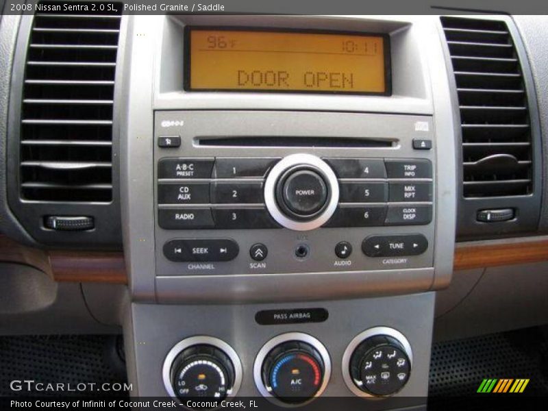 Polished Granite / Saddle 2008 Nissan Sentra 2.0 SL