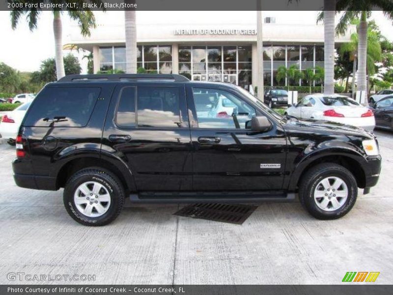 Black / Black/Stone 2008 Ford Explorer XLT