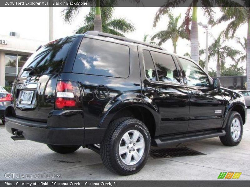 Black / Black/Stone 2008 Ford Explorer XLT