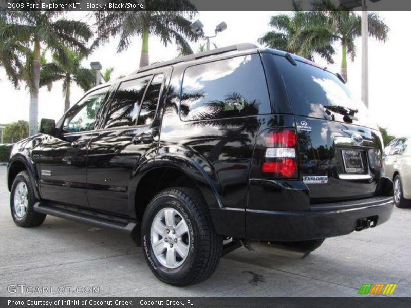 Black / Black/Stone 2008 Ford Explorer XLT