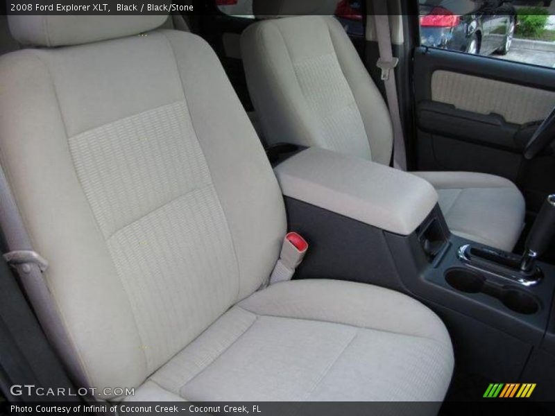 Black / Black/Stone 2008 Ford Explorer XLT