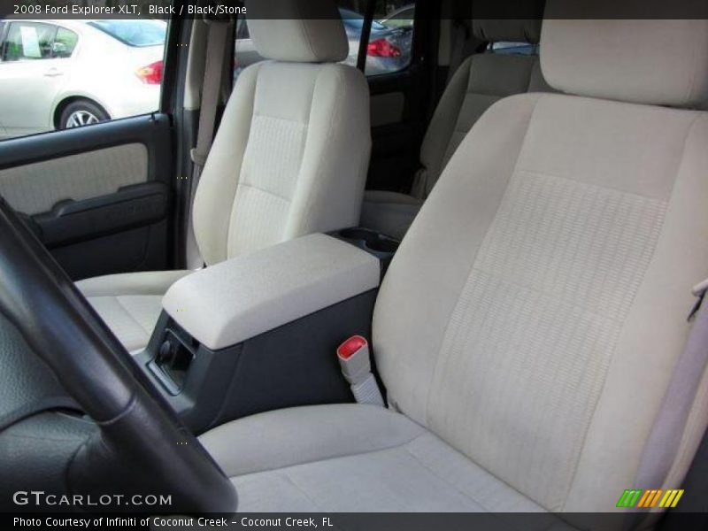 Black / Black/Stone 2008 Ford Explorer XLT