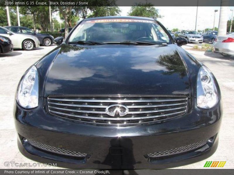 Black Obsidian / Stone 2006 Infiniti G 35 Coupe