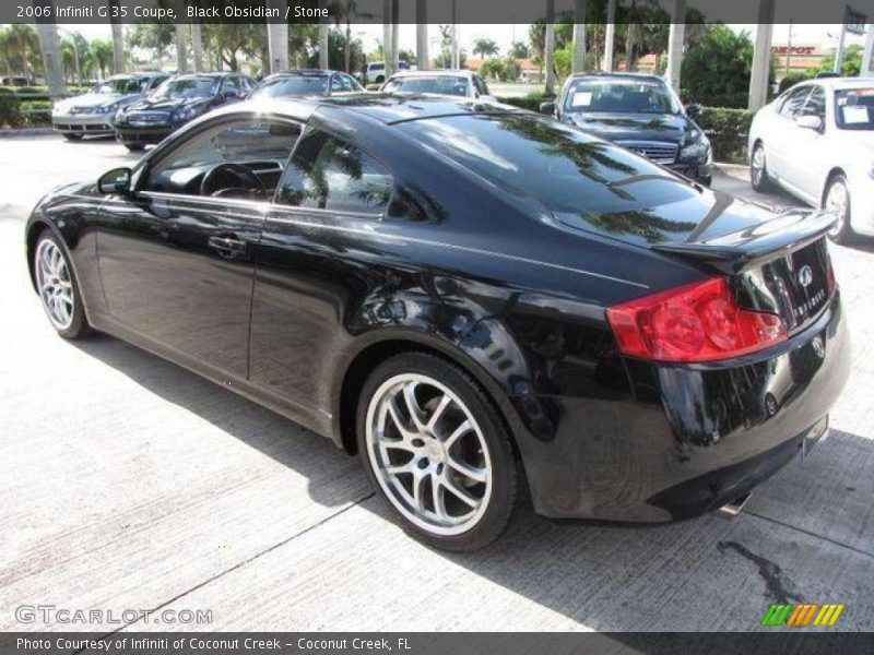 Black Obsidian / Stone 2006 Infiniti G 35 Coupe