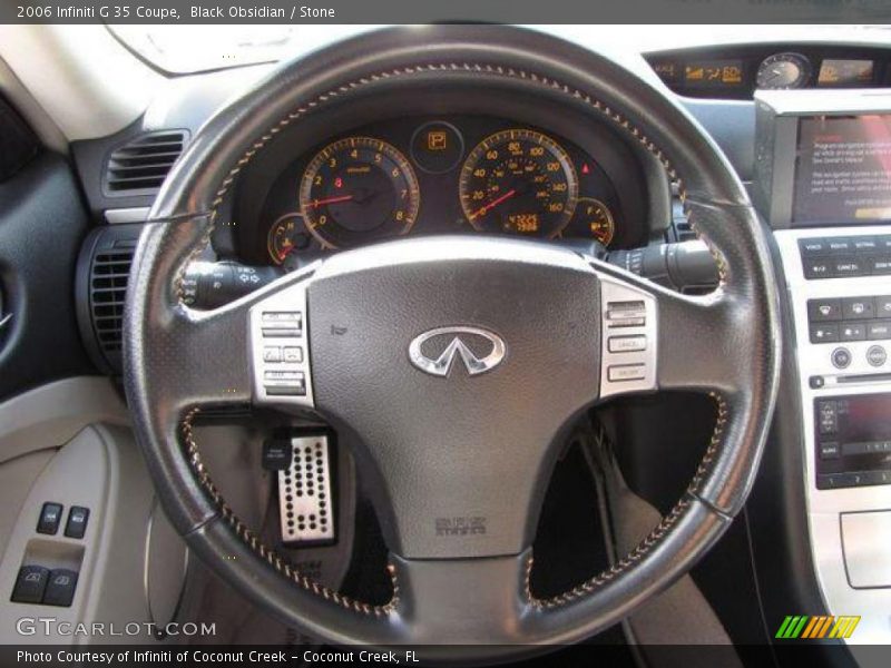 Black Obsidian / Stone 2006 Infiniti G 35 Coupe