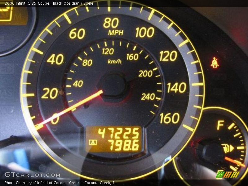 Black Obsidian / Stone 2006 Infiniti G 35 Coupe