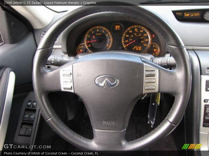 Liquid Platinum Metallic / Graphite 2006 Infiniti G 35 Sedan