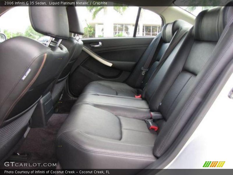 Liquid Platinum Metallic / Graphite 2006 Infiniti G 35 Sedan