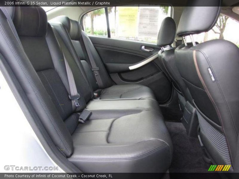 Liquid Platinum Metallic / Graphite 2006 Infiniti G 35 Sedan