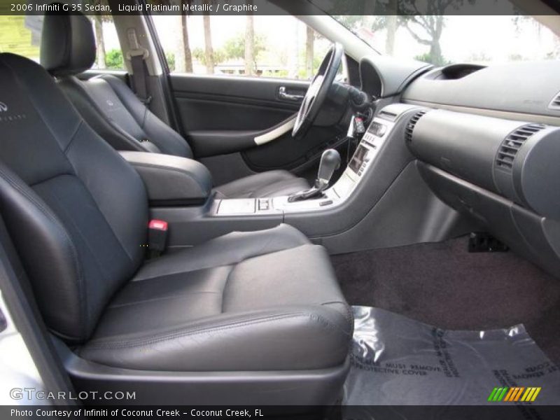 Liquid Platinum Metallic / Graphite 2006 Infiniti G 35 Sedan