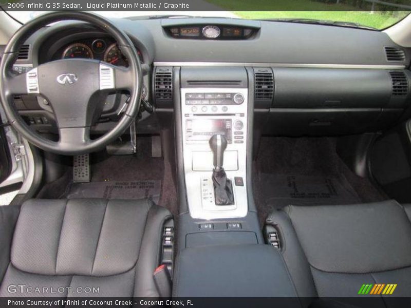 Liquid Platinum Metallic / Graphite 2006 Infiniti G 35 Sedan