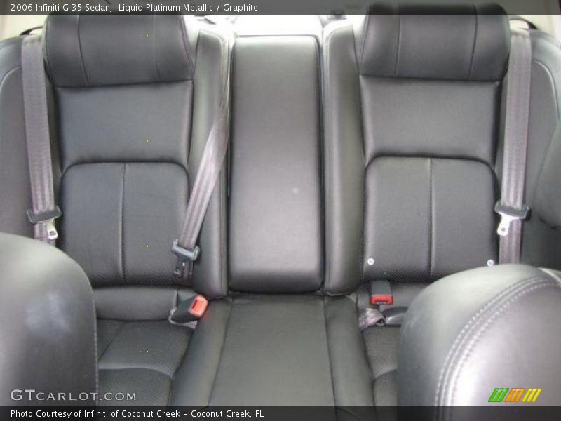 Liquid Platinum Metallic / Graphite 2006 Infiniti G 35 Sedan