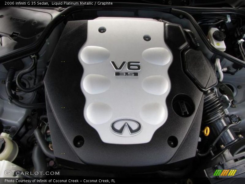 Liquid Platinum Metallic / Graphite 2006 Infiniti G 35 Sedan