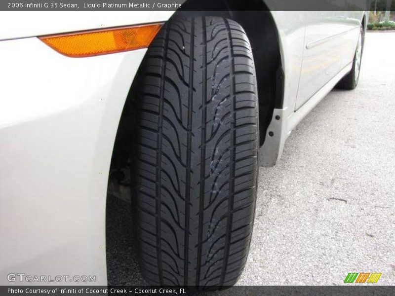Liquid Platinum Metallic / Graphite 2006 Infiniti G 35 Sedan