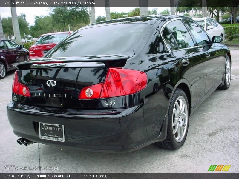 Black Obsidian / Graphite 2006 Infiniti G 35 Sedan