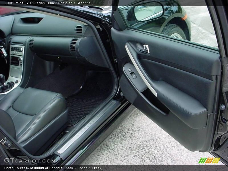 Black Obsidian / Graphite 2006 Infiniti G 35 Sedan