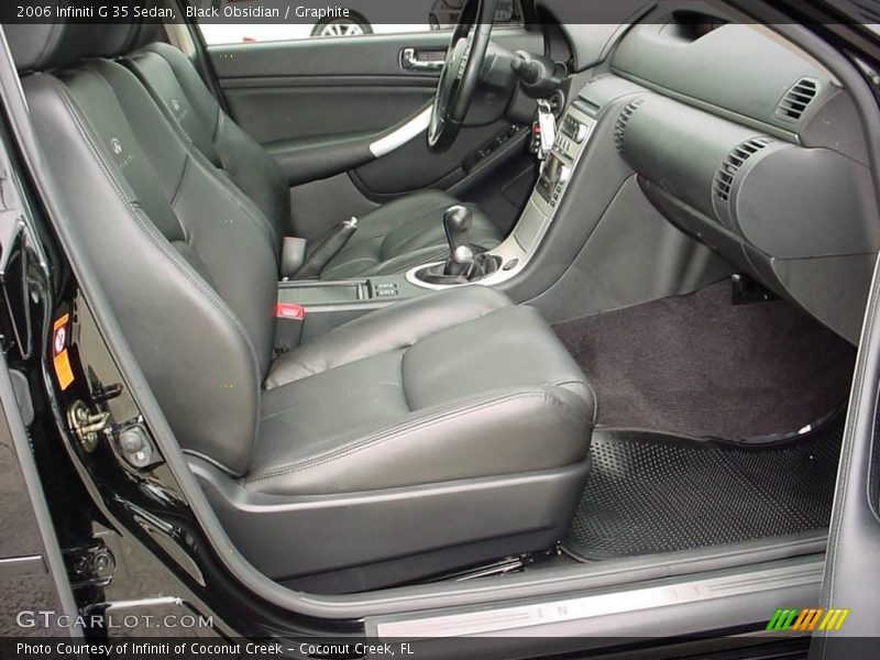 Black Obsidian / Graphite 2006 Infiniti G 35 Sedan