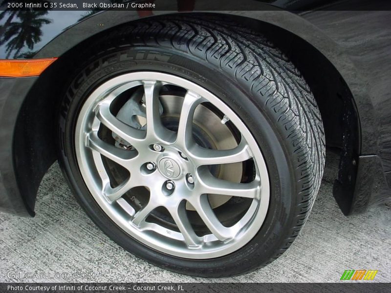 Black Obsidian / Graphite 2006 Infiniti G 35 Sedan