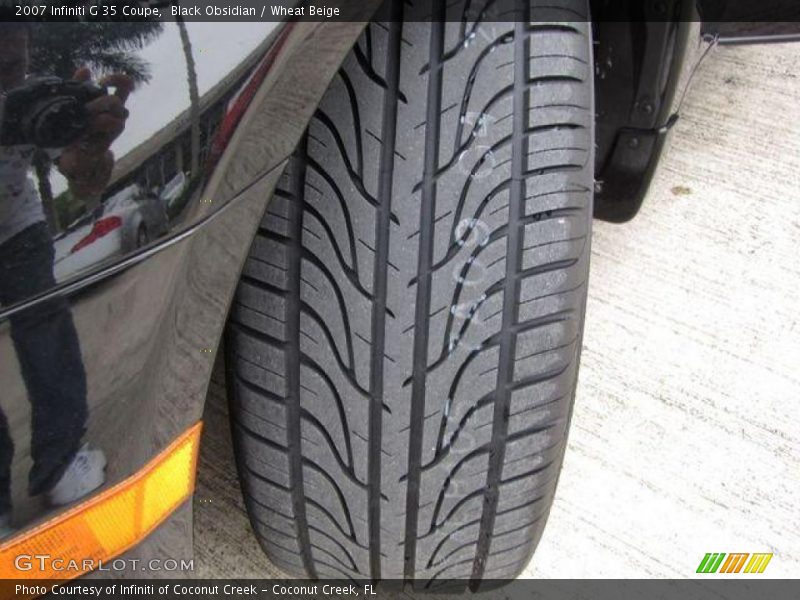 Black Obsidian / Wheat Beige 2007 Infiniti G 35 Coupe