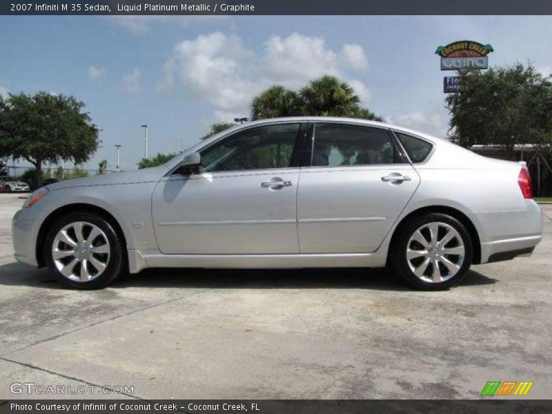 Liquid Platinum Metallic / Graphite 2007 Infiniti M 35 Sedan